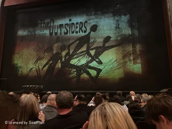 Bernard B. Jacobs Theatre Orchestra H104 view from seat photo