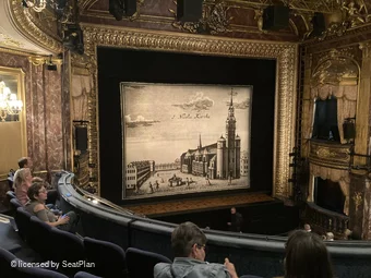 Theatre Royal Haymarket Royal Circle D22 view from seat photo