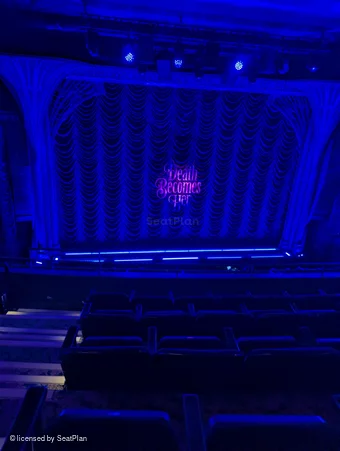 Lunt-Fontanne Theatre Front Mezzanine E101 view from seat photo