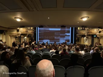 Wyndham's Theatre Stalls R20 view from seat photo