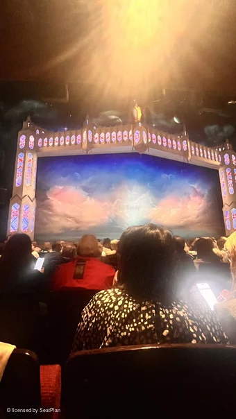 Prince of Wales Theatre Stalls J30 view from seat photo