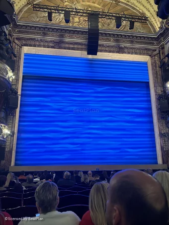 Novello Theatre Stalls N17 view from seat photo