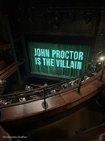 Royal Court Theatre Balcony B6 view from seat photo