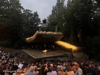 Regent's Park Open Air Theatre Upper Left L12 view from seat photo