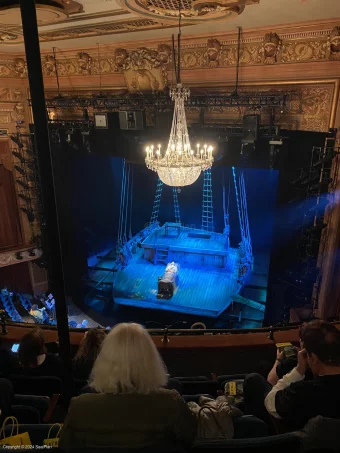 Longacre Theatre Balcony E15 view from seat photo