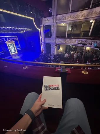 Garrick Theatre Dress Circle A26 view from seat photo