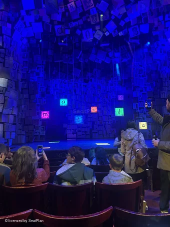 Cambridge Theatre Stalls H16 view from seat photo