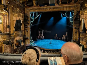 Theatre Royal Haymarket Royal Circle B10 view from seat photo