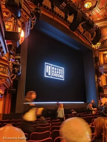 Belasco Theatre Orchestra K17 view from seat photo