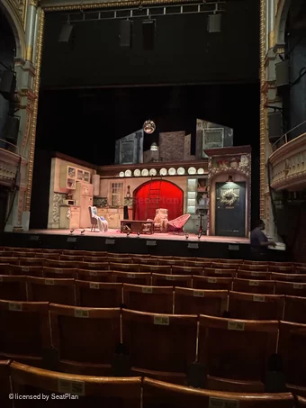 Harold Pinter Theatre Stalls J7 view from seat photo