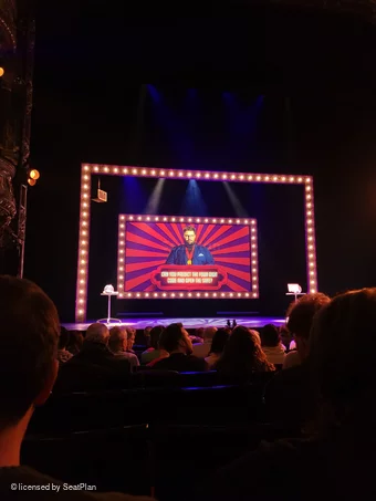 Apollo Theatre Stalls L16 view from seat photo