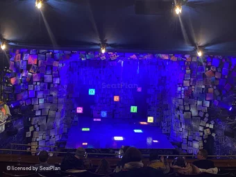 Cambridge Theatre Dress Circle H23 view from seat photo
