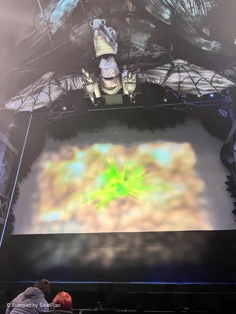 Apollo Victoria Theatre Stalls F21 view from seat photo