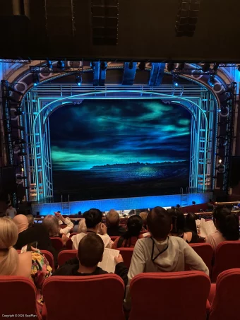 Broadway Theatre Front Mezzanine F112 view from seat photo