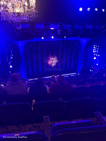 Lunt-Fontanne Theatre Rear Mezzanine E125 view from seat photo
