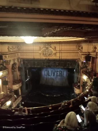 Gielgud Theatre Grand Circle F8 view from seat photo