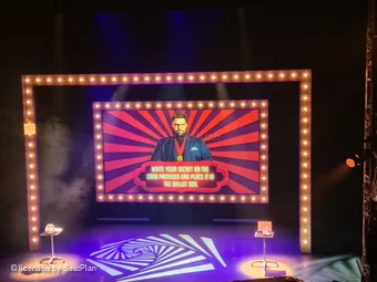 Apollo Theatre Dress Circle C12 view from seat photo