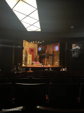 Duchess Theatre Stalls O26 view from seat photo