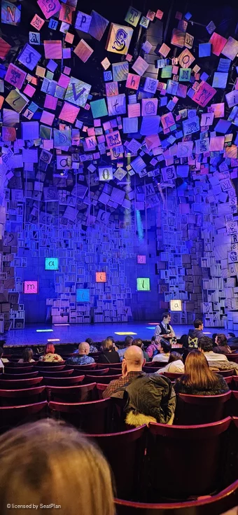 Cambridge Theatre Stalls M23 view from seat photo