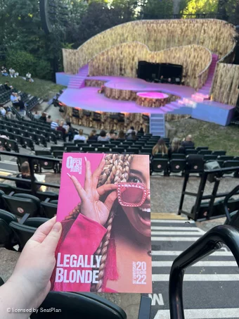 Regent's Park Open Air Theatre Upper Left N11 view from seat photo