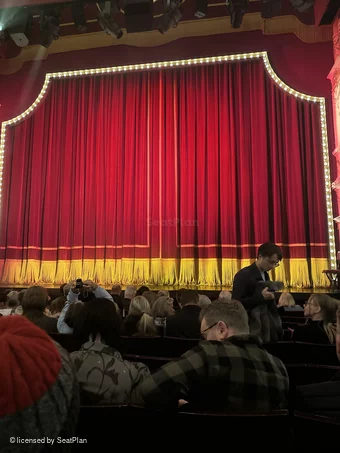 Garrick Theatre Stalls G7 view from seat photo