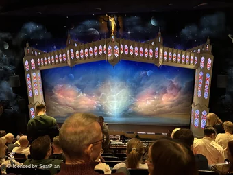 Prince of Wales Theatre Circle F20 view from seat photo