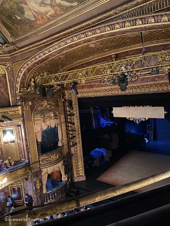 Theatre Royal Haymarket Upper Circle A9 view from seat photo