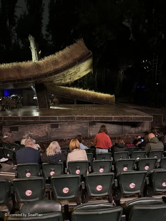 Regent's Park Open Air Theatre Lower Centre H35 view from seat photo