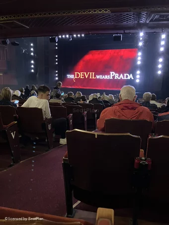 Dominion Theatre Stalls Y11 view from seat photo