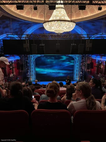 Broadway Theatre Rear Mezzanine J105 view from seat photo