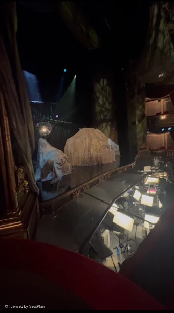 His Majesty's Theatre Stalls Box 2 2 view from seat photo