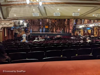 Victoria Palace Theatre Stalls Box F4 view from seat photo