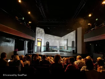 Charing Cross Theatre Stalls L7 view from seat photo