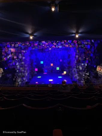 Cambridge Theatre Dress Circle G17 view from seat photo
