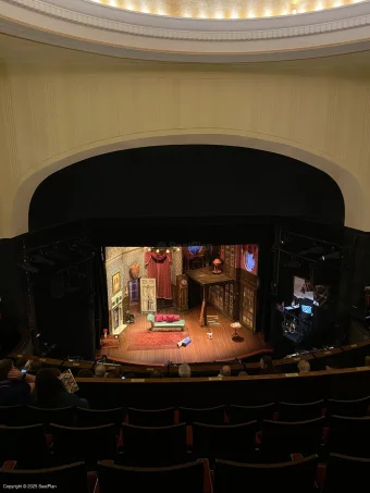 Duchess Theatre Dress Circle J13 view from seat photo