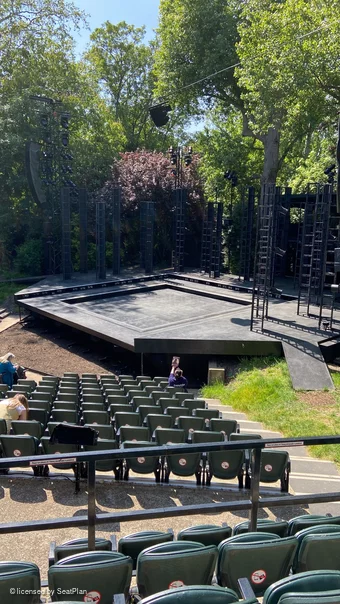Regent's Park Open Air Theatre Upper Left N6 view from seat photo