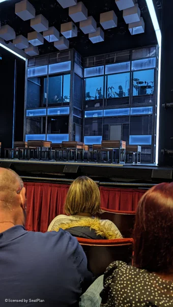 Peacock Theatre Stalls D6 view from seat photo
