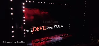 Dominion Theatre Circle B43 view from seat photo