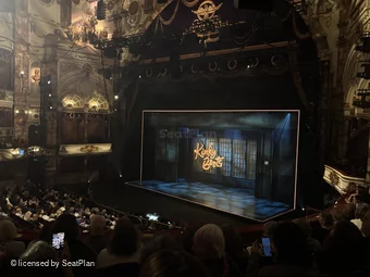 London Coliseum Dress Circle E5 view from seat photo