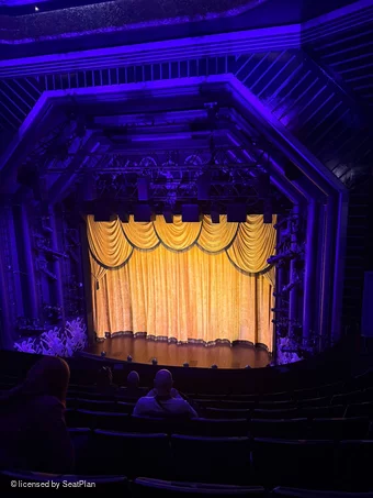 Trafalgar Theatre Dress Circle H2 view from seat photo