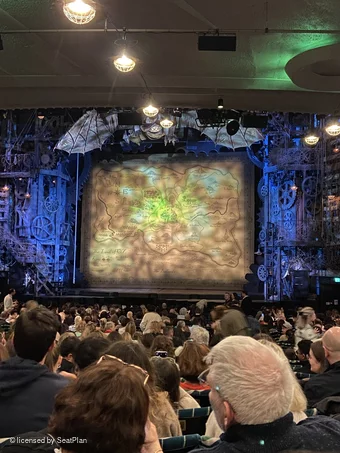 Apollo Victoria Theatre Stalls ZB15 view from seat photo