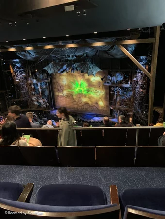 Gershwin Theatre Mezzanine H32 view from seat photo