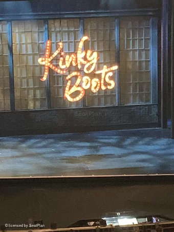 London Coliseum Dress Circle L35 view from seat photo