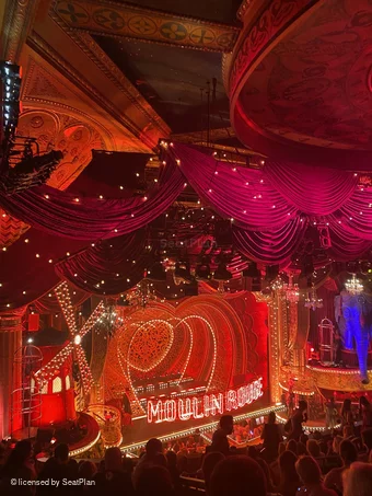 Al Hirschfeld Theatre Mezzanine M25 view from seat photo