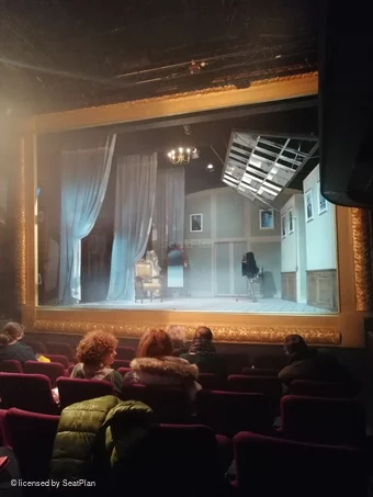 Charing Cross Theatre Stalls H1 view from seat photo