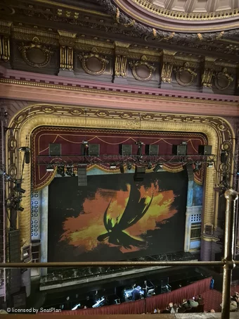 Palace Theatre Grand Tier A34 view from seat photo