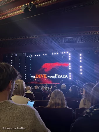 Dominion Theatre Stalls W10 view from seat photo