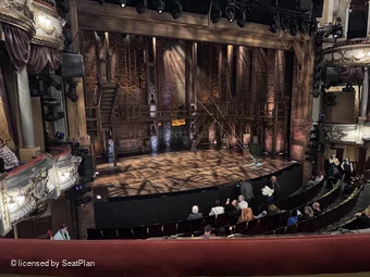 Victoria Palace Theatre Royal Circle B36 view from seat photo