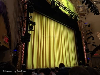 Golden Theatre Orchestra H9 view from seat photo