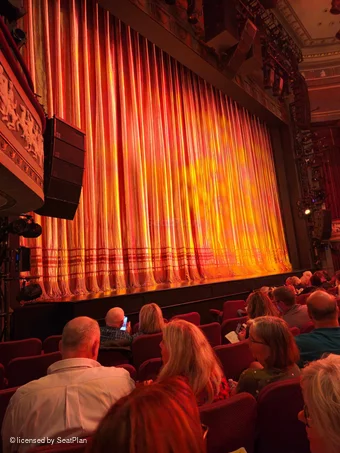 Broadhurst Theatre Orchestra F15 view from seat photo